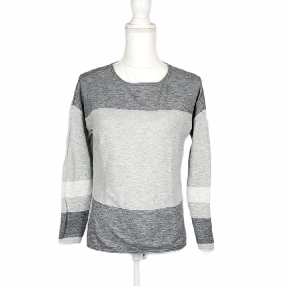 Vince Heather Gray Long Sleeve Top